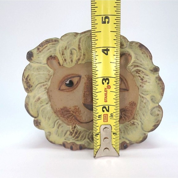 5" Lisa Larson Pottery Lion Afrika Small Vase Figure & Wall Pocket LL mark - Picture 14 of 14